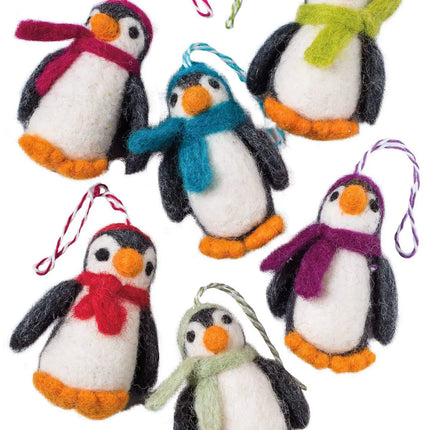 Felt Penguin Christmas Decoration