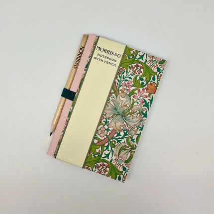 William Morris Mini Notebook with Pencil