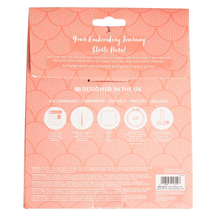 Sew & So On Embroidery Craft Kit - Bees & Bugs