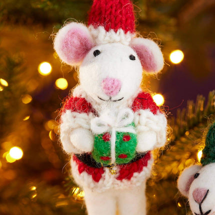Felt Santa Elf Decoration Christmas Present