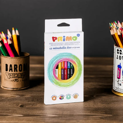 12 Duo Coloured Pencils