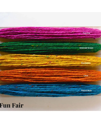 Donegal weaving yarn - 100% wool Fun Fair