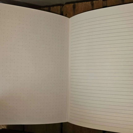 Divider Notebook with Ruler - Lined and Dotted Paper
