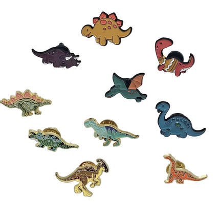 Dinosaur Pin Badges