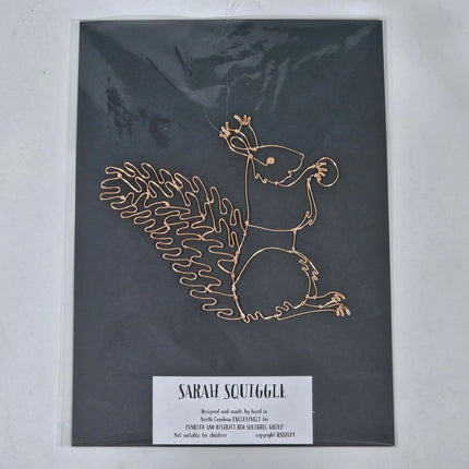 Squirrel Wire Hanging Decor Ornament