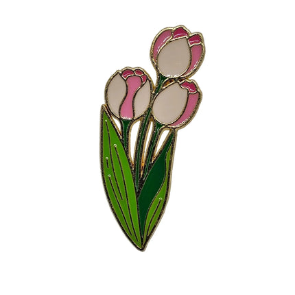 Floral themed pin badges - Various floral designs Floral Design 9