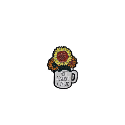Emotions pin badge Sunflower