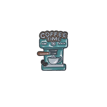 Food and Drink themed Pin Badges Coffee Machine