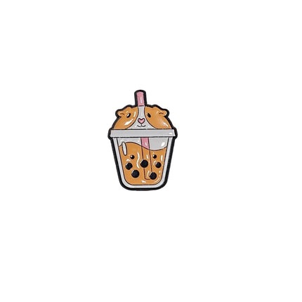 Food and Drink themed Pin Badges Hamster