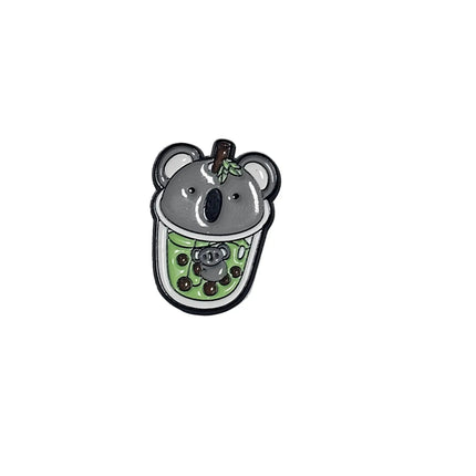 Food and Drink themed Pin Badges Panda