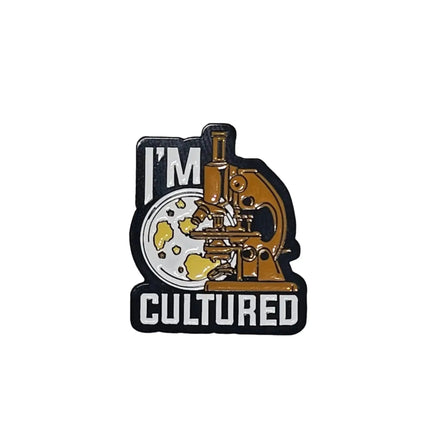 Science themed pin badges (various designs) Cultured