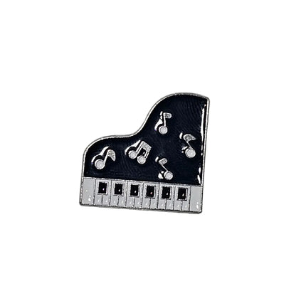 Music themed pin badges Piano