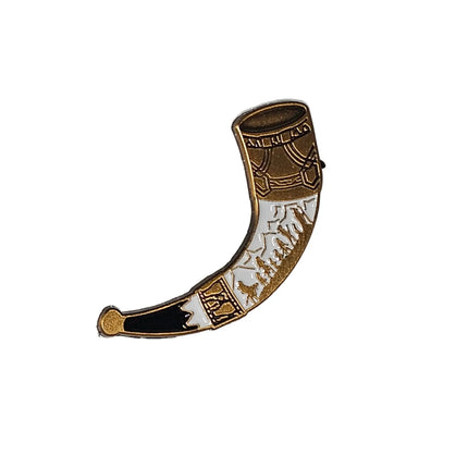 TV and film inspired pin badges Horn