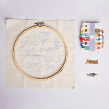 Sew & So On Embroidery Sewing Craft Kit - Balloon Festival