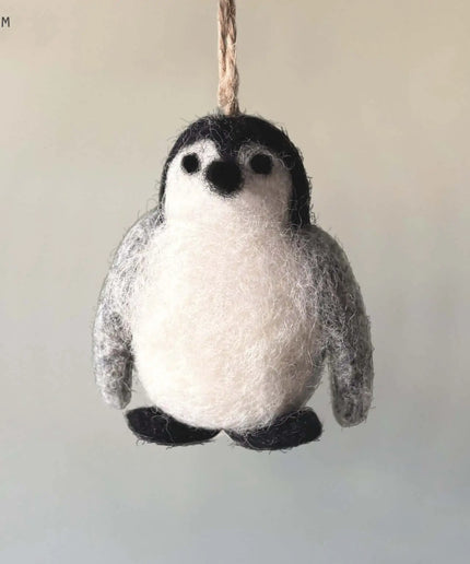 Felt Penguin Christmas Decoration - East of India
