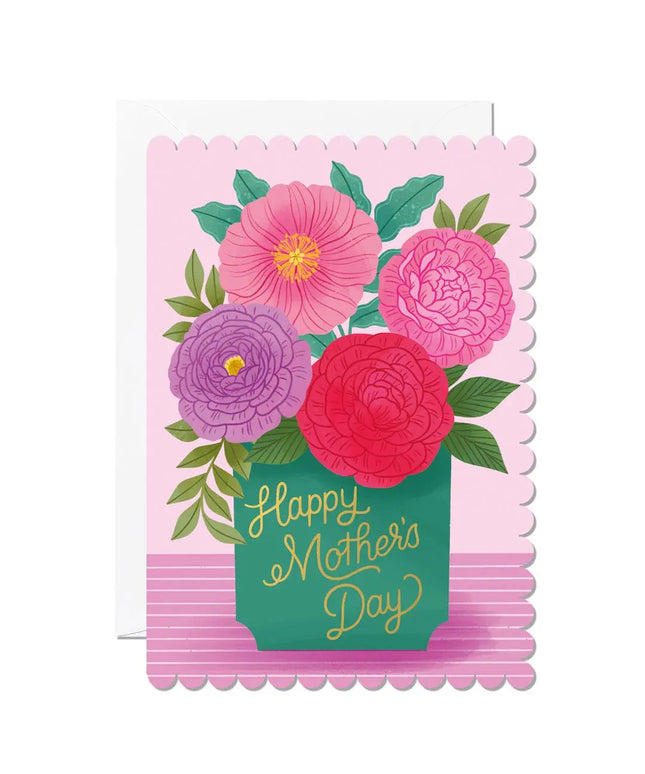 Mother’s Day Card – Floral Vase Design