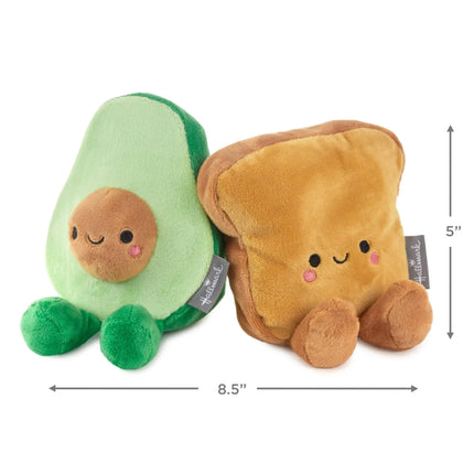 Better Together Avocado & Toast Magnetic Soft Toy Pair