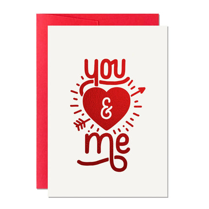 Valentine’s Day Card – You and Me Anniversary Greeting