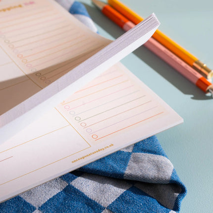 A5 Colourful Meal Planner & Shopping List