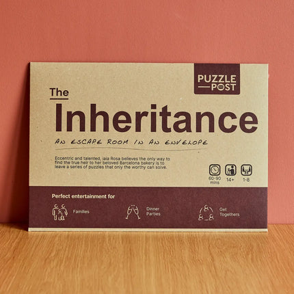 Escape Room in an Envelope - Puzzle Game - Various games The Inheritance