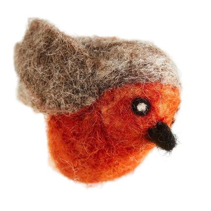 Wool Felt Robin Decoration – Fair Trade Christmas Ornament
