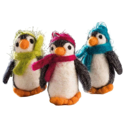 Felt Penguin Christmas Decoration