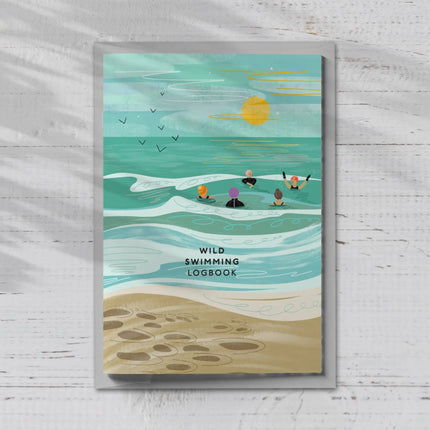 Wild swimming logbook into the sea we go - stocking filler