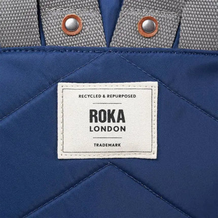 ROKA London Bantry Backpack in Crisp Blue Nylon