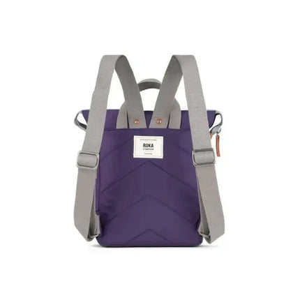 ROKA London Bantry Backpack in Majestic Purple Nylon