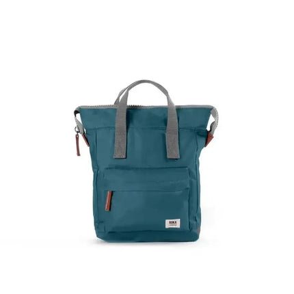 ROKA London: Bantry Backpack in Teal Nylon