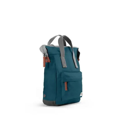 ROKA London: Bantry Backpack in Teal Nylon