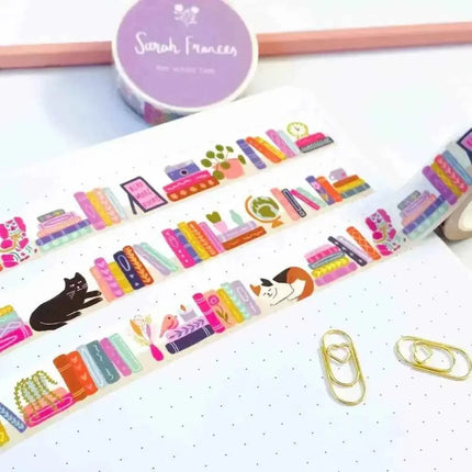 Bookshelf Washi Tape