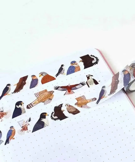 British Birds of Prey Washi Tape