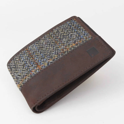 Brown Harris Tweed Wallet - Stylish and Practical Accessory