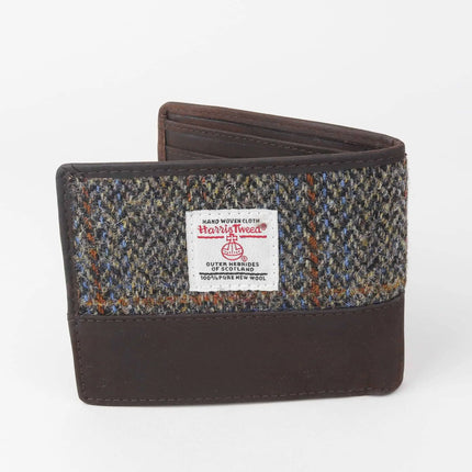 Brown Harris Tweed Wallet - Stylish and Practical Accessory