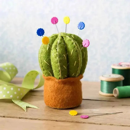 Cactus Pincushion Felt Craft Mini Kit