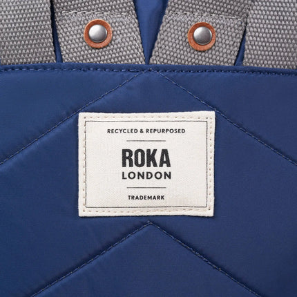 ROKA London Canfield Backpack in Crisp Blue Nylon