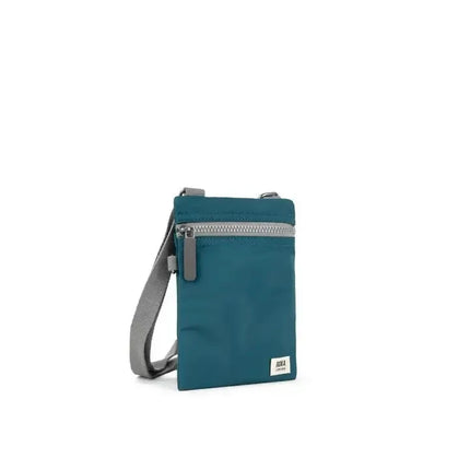 ROKA London: Chelsea Sling Bag in Teal Nylon