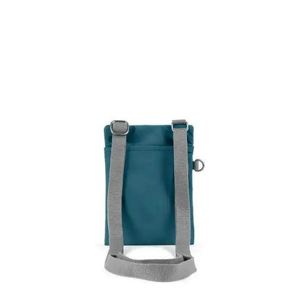 ROKA London: Chelsea Sling Bag in Teal Nylon