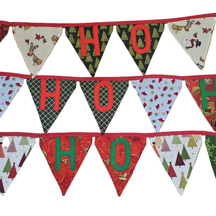 Christmas Bunting - Various designs Ho Ho Ho