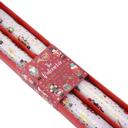 Advent Candles - Pack of 2 - The Nutcracker themed Christmas Candles