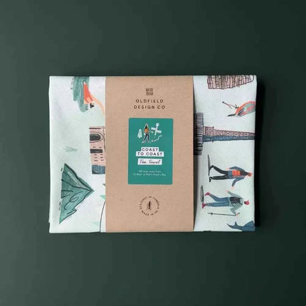 Coast to Coast Tea Towel