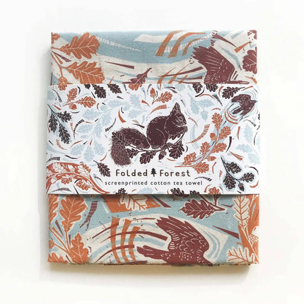 Cotton Tea Towel - Squirrel