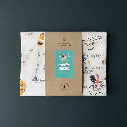 Cycle Scotland Tea Towel