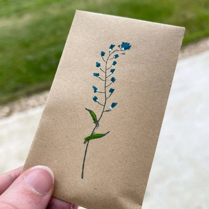 Wildflower Seeds - Forget Me Not Pattern - Seed Packets