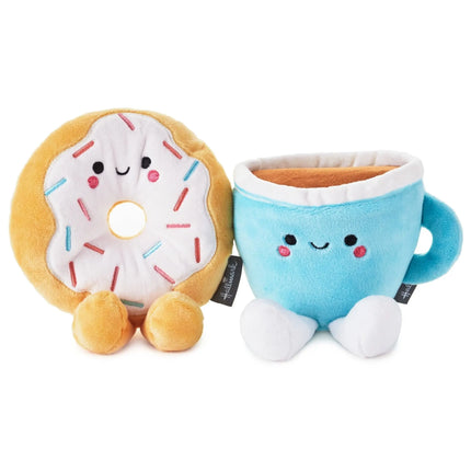 Better Together Doughnut & Coffee Magnetic Soft Toy Pair