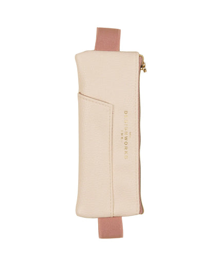 Designworks Ink Pen Pouch - Cream + Taupe