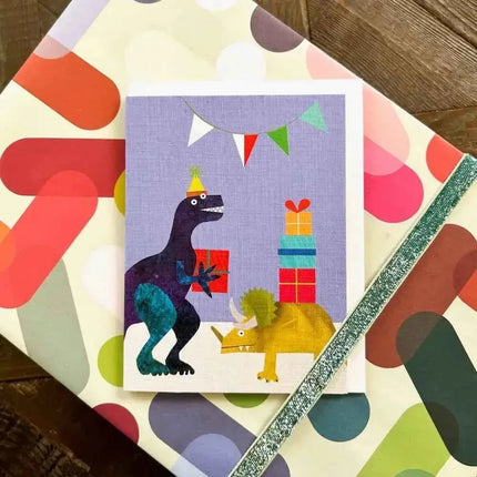 Dinosaur Party Card