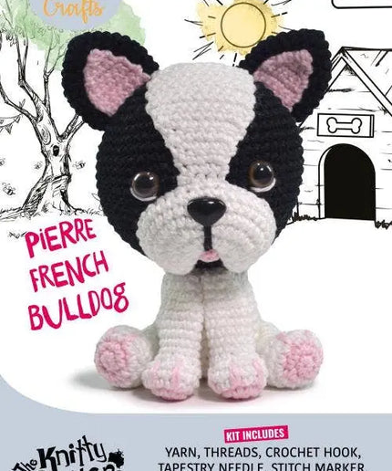 Knitty Critters - Pets - Pierre French Bulldog