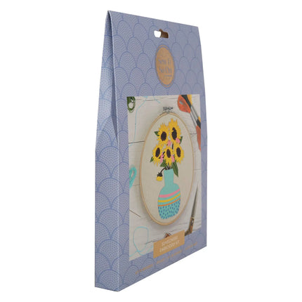 Sew & So On Embroidery Sewing Craft Kit Sunflowers